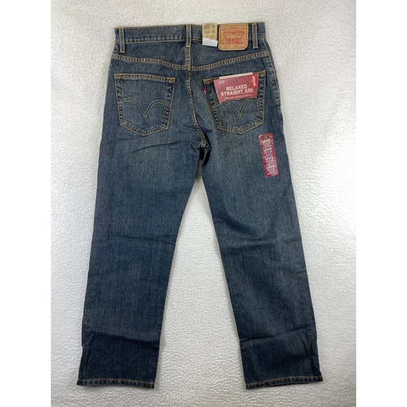 Levi's Men's 32x30 559 Relaxed Straight Jeans Medium Wash Blue NWT Denim - Picture 7 of 11
